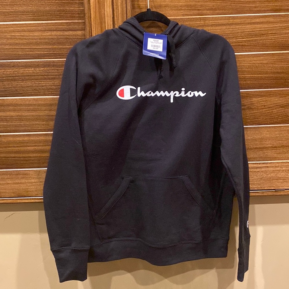 Black medium champion jacket never worn
